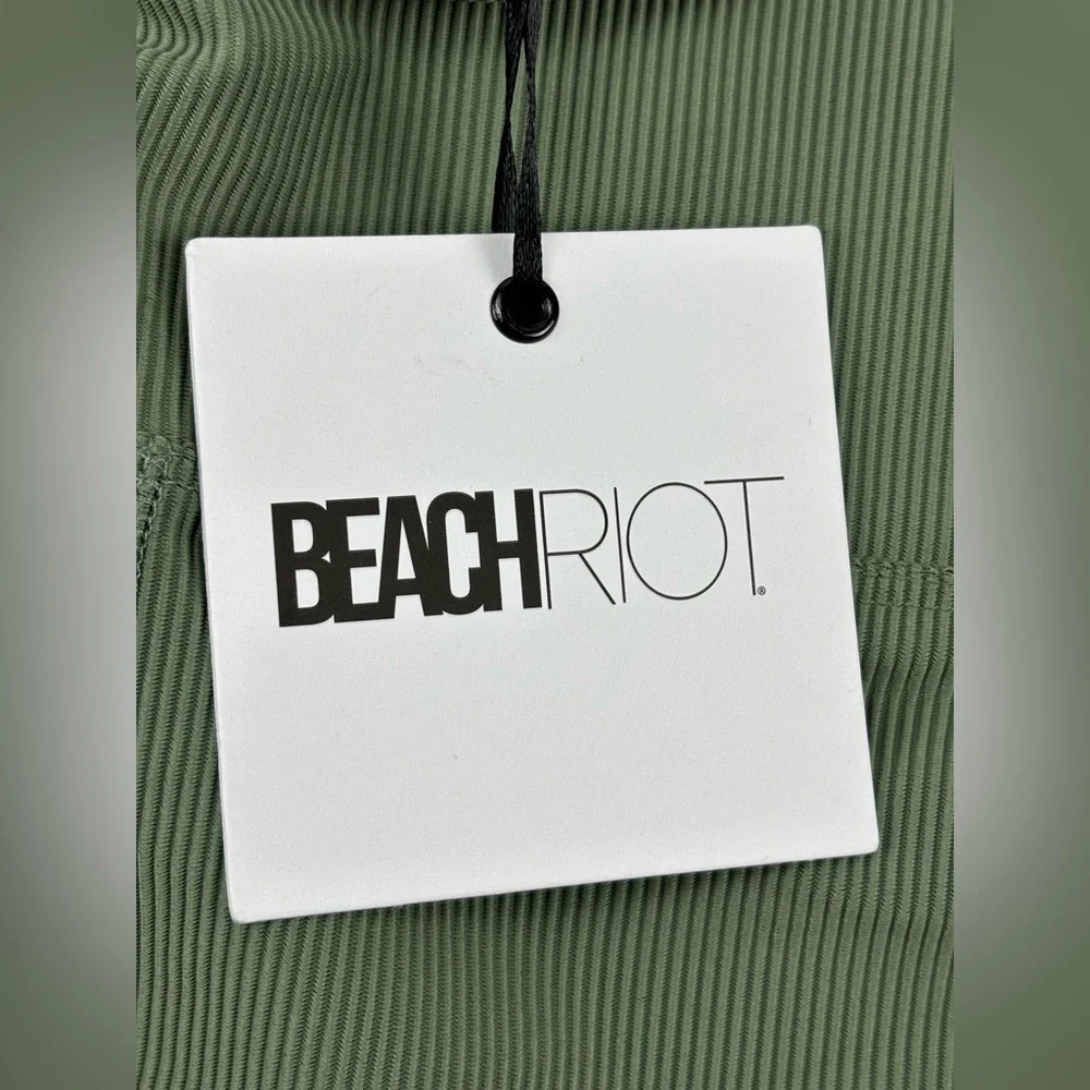 Beach Riot | Ayla Ribbed Leggings |‎ Sage | Women’s Size XL | NWT